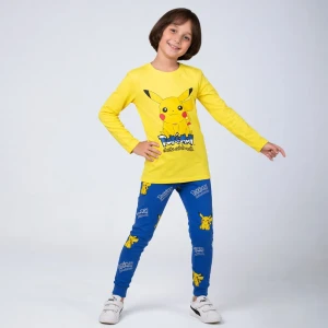 Boys Autumn Cotton Pikachu Pokemon Pajamas