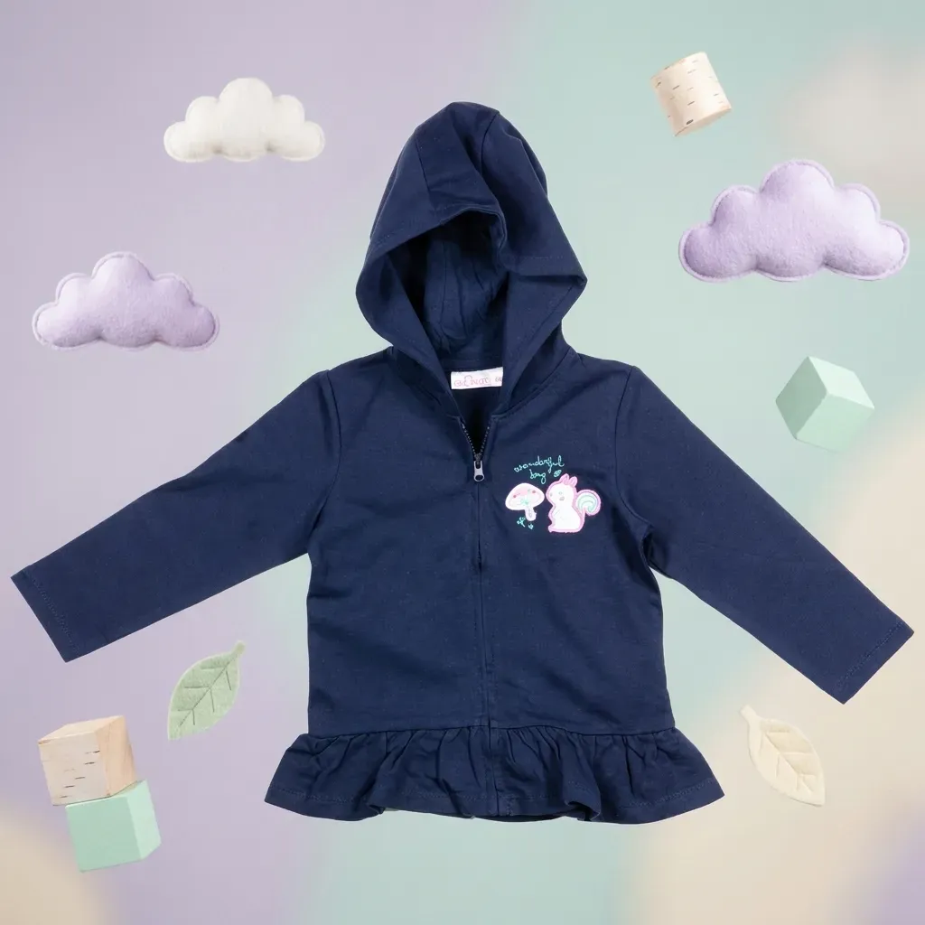 Toddler girls' winter casual t-shirt Imported brand